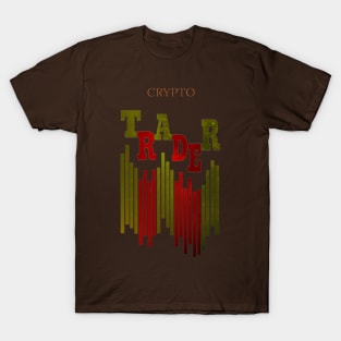 CRYPTO TRADER (COSMIC) / BROWN T-Shirt